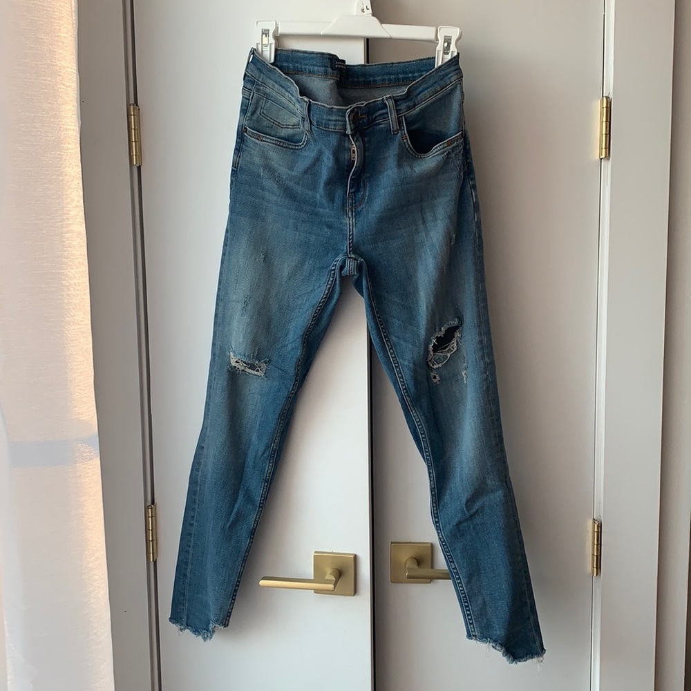 Zara Denim Jeans with Small Rips